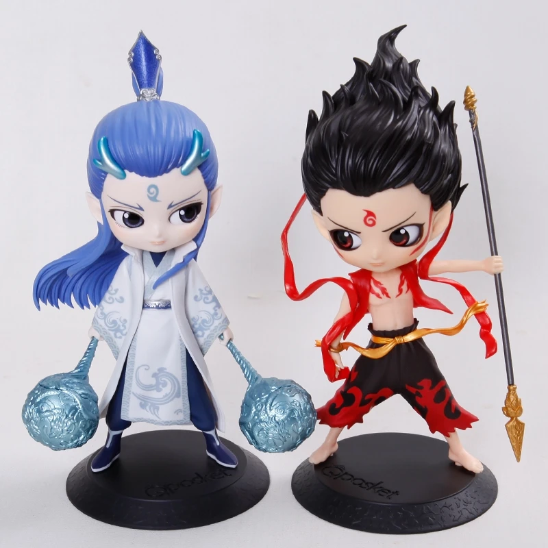 

14cm Bandai Genuine Nezha: Birth Of The Demon Child Anime Nezha Aobing Pvc Action Figure Collection Model Toys Kids Xmas Gifts