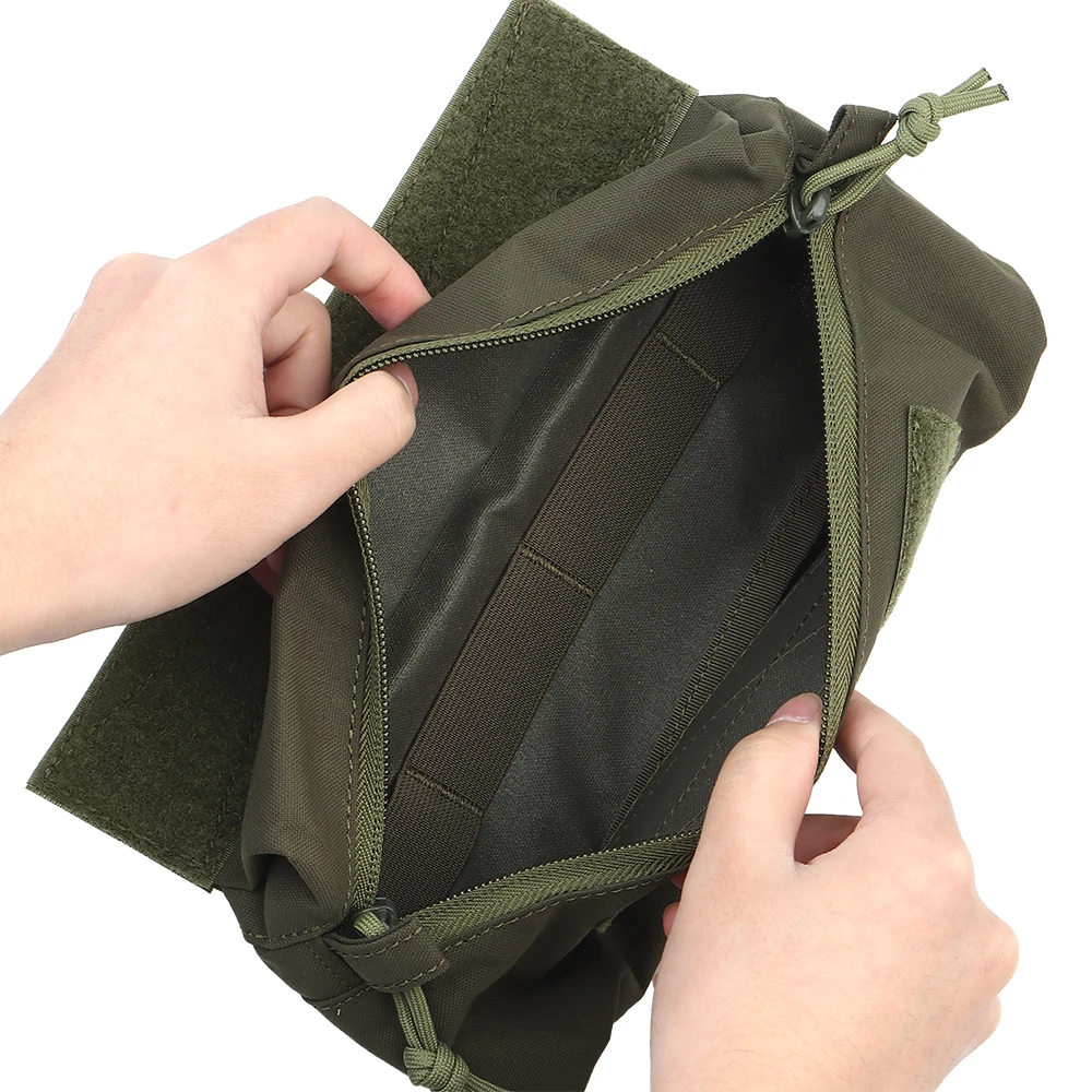 Тактическая поясная сумка маленький свисающий мешок на двойной молнии для