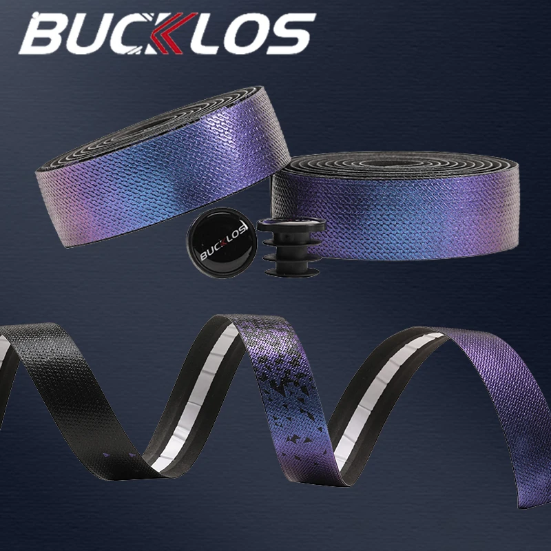 BUCKLOS Road Bicycle Handlebar Tape Durable Gradient Bike Bar Tapes Soft Shock-absorption Drop Bar Tape Bicycle Accessories