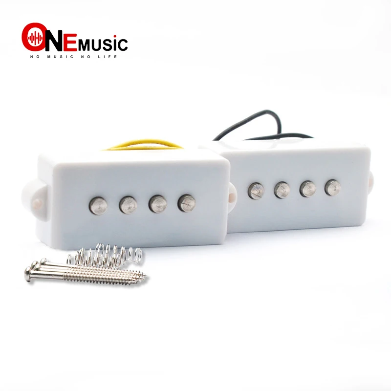 Open Type 4 string Precision P Bass Guitar Pickup For Electric Bass Guitar Parts White