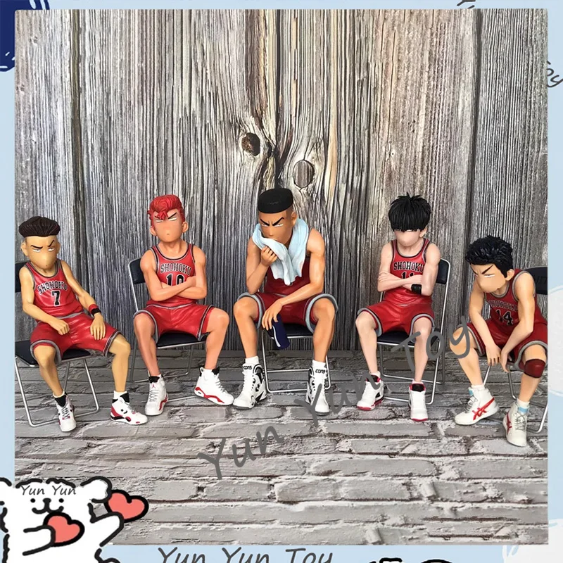Slam Dunk Фигурка Shohoku Фигурки баскетбольной команды Rukawa Kaede ПВХ Gk Коллекция Статуи