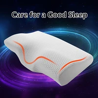 5030cm memory foam bedding pillow neck protection slow rebound memory foam butterfly shaped pillow health cervical neck