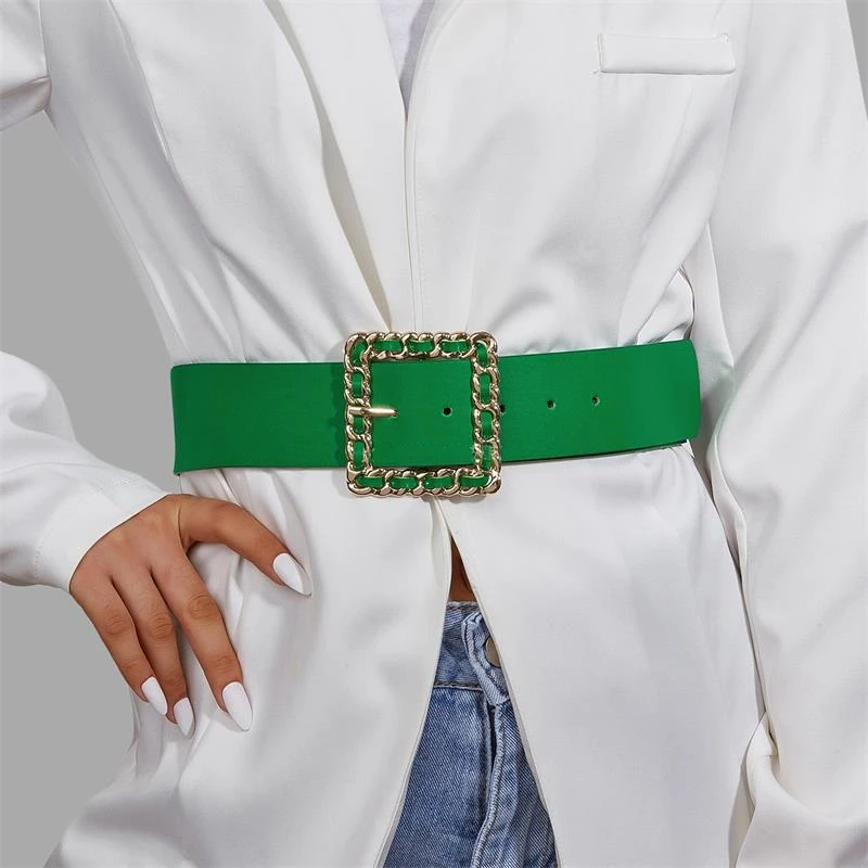 

Black Waistbands Fashion Elastic Belts for Women Dress Wide Waist Seal HOT Rhinestone Stretch Waistband Corset Belt Black Belt