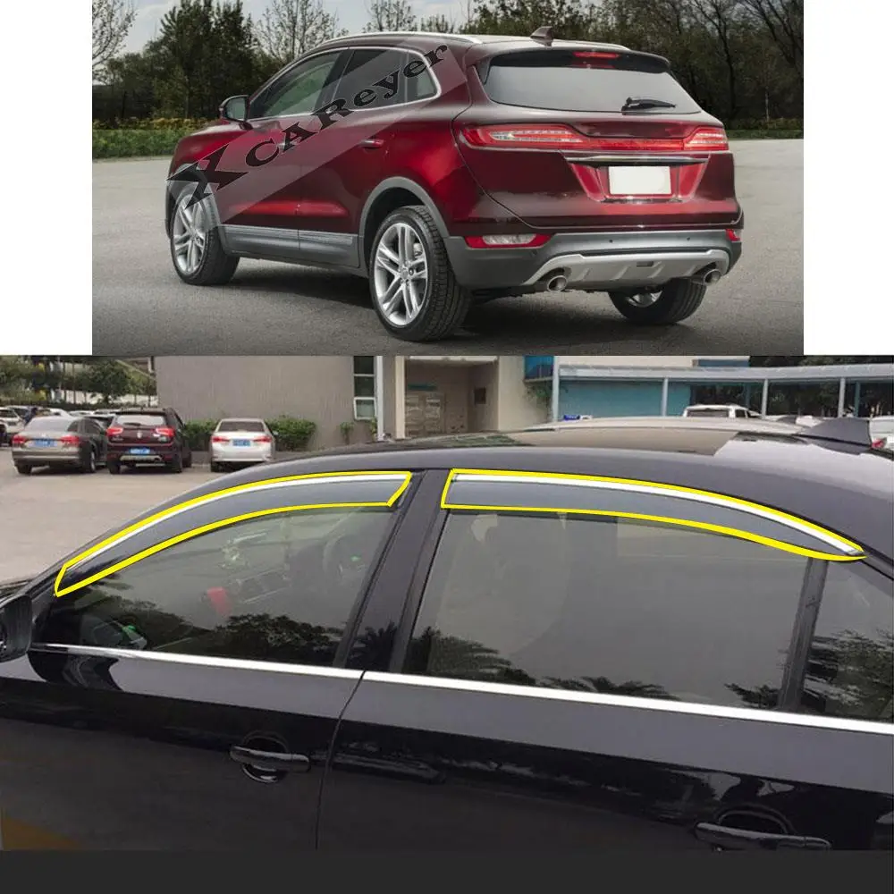 

Стикер для кузова автомобиля, пластиковое окно, стекло, ветрозащитный козырек, защита от дождя/солнца, вентиляционные отверстия, запчасти д...