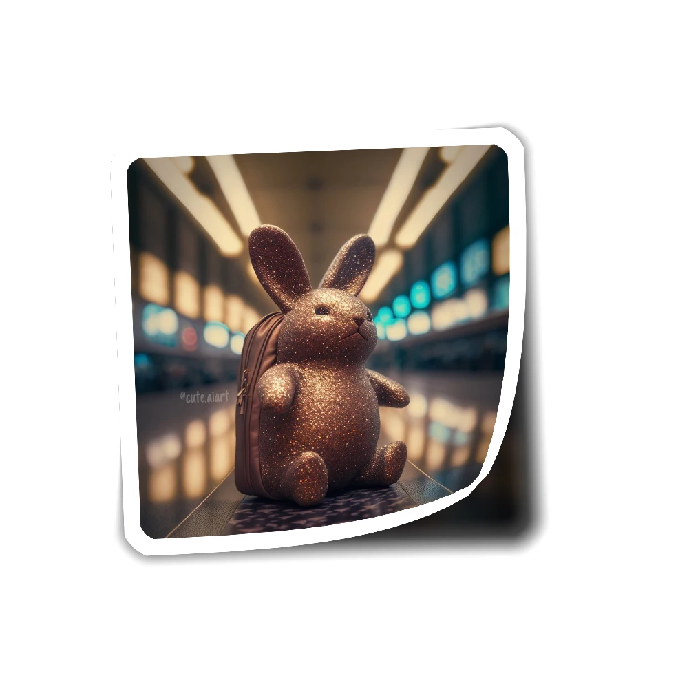 

CUTE AI STICKER 076 Sticker for Laptop Decor Bedroom Car Cute Cartoon Art Fashionable Public Suitcase