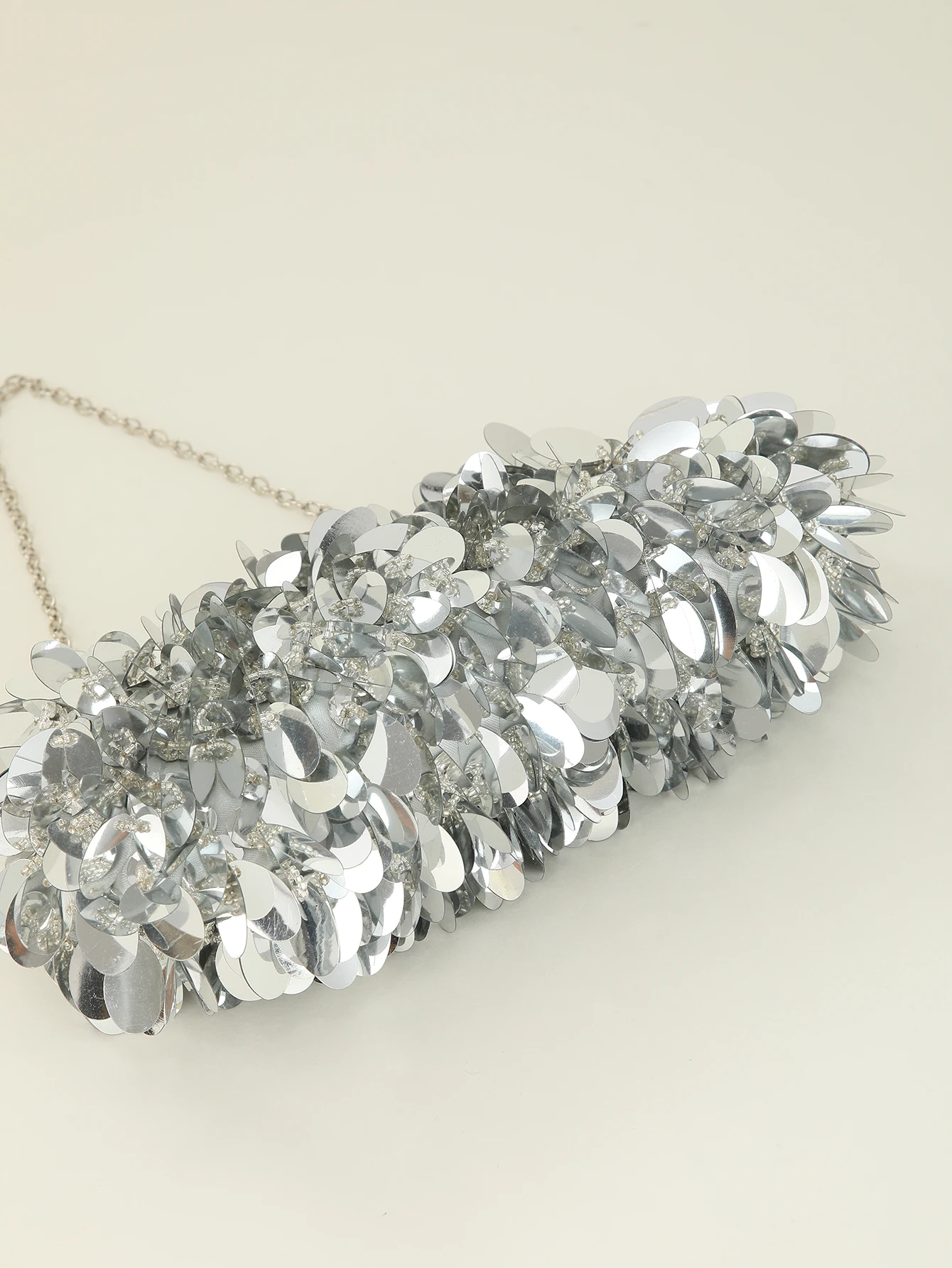 Ручная работа однотонный клатч через плечо с блестками вечерняя сумка для