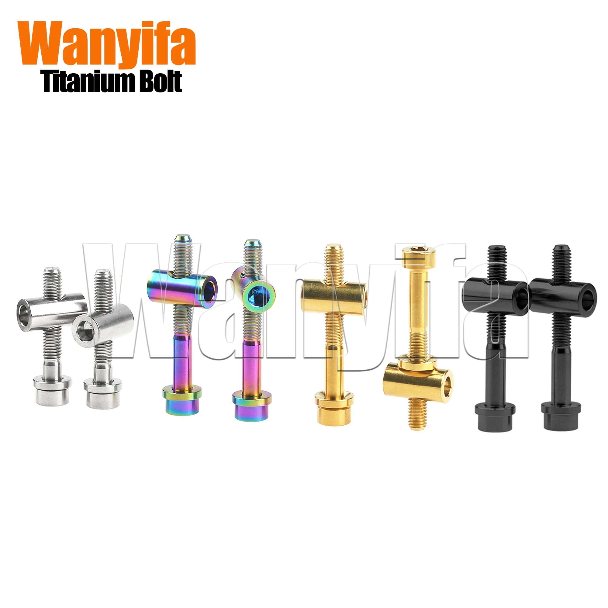Титановые болты Wanyifa M5x30/40 мм для седла 2 шт.