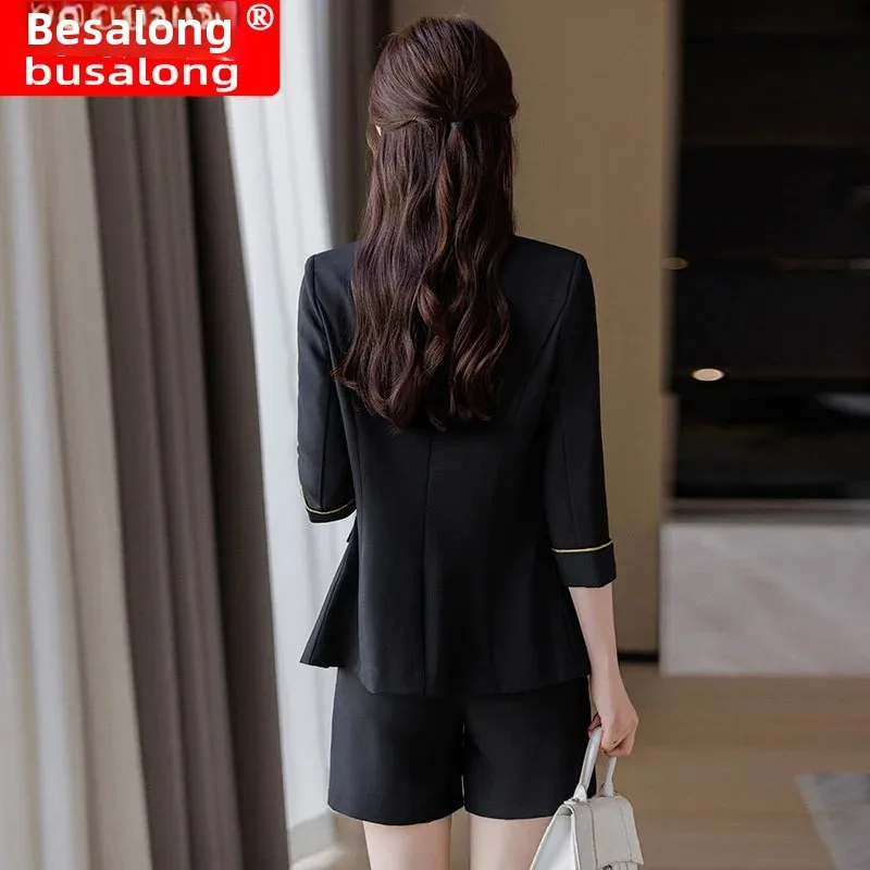 2024 новый женский профессиональный деловой костюм в западном стиле со средними
