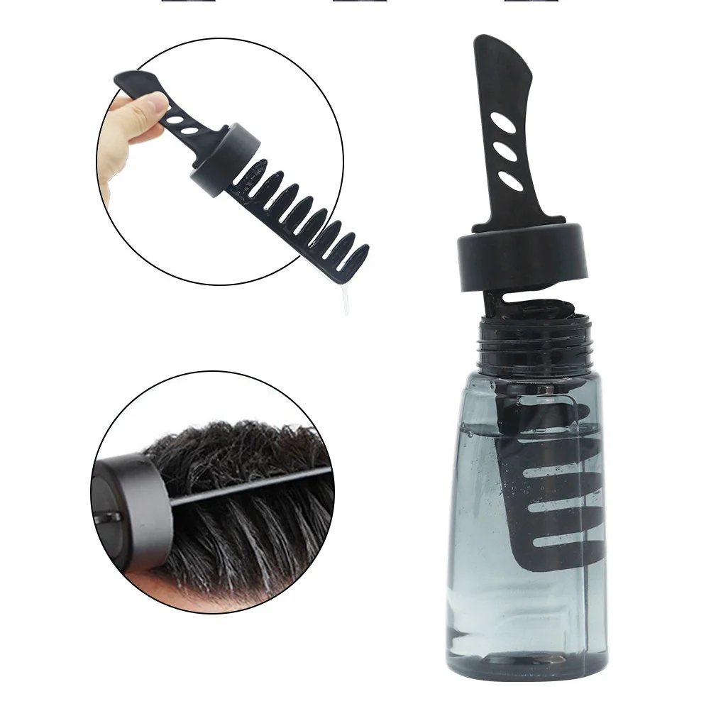 

3pcs Empty Hair Styling Gel Bottle with Comb Refillable Hair Gel Bottle Container