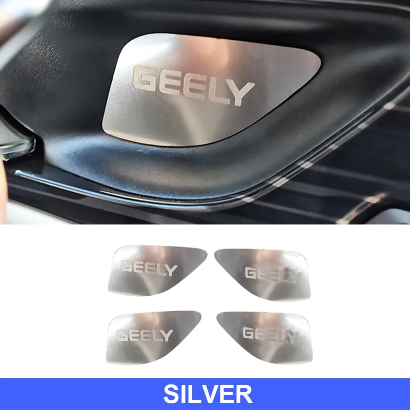 Vtear внутренняя дверная чаша из нержавеющей стали, накладка, детали для украшения интерьера автомобиля, аксессуары для Geely Monjaro Kx11 Manjaro 2024