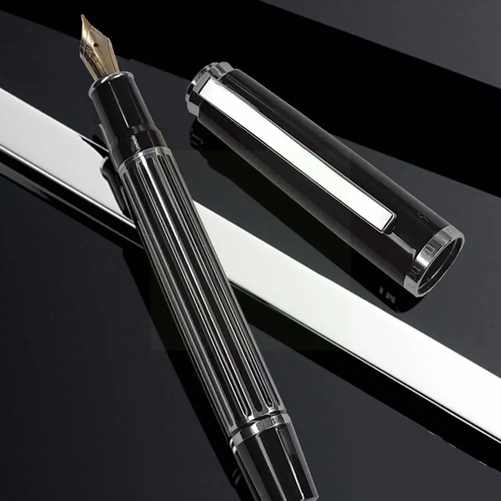 

1pc High Quality Korean Luxury Fountain Pen 0.5mm Nib Office Pen Stationery Business School Signature Pen Ink Gift Writing I4u2