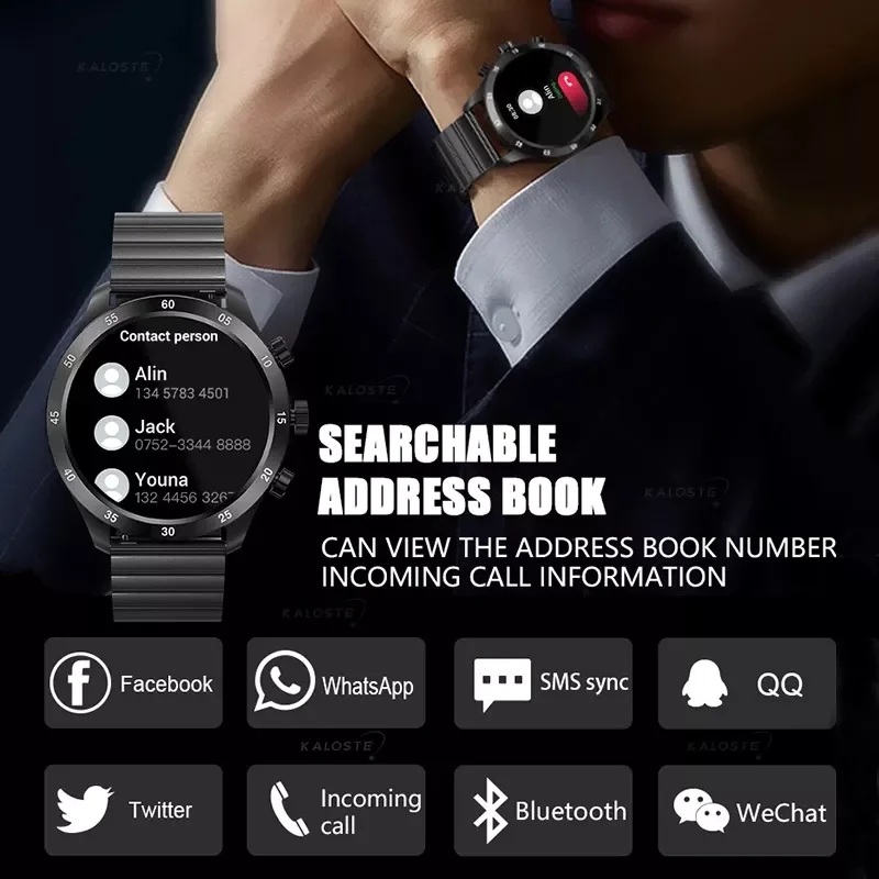 

2022 Bluetooth Call Smart Watch Men 360*360 HD Custom Dial Waterproof Clock Weather display Smartwatch Sports Fitness Tracker