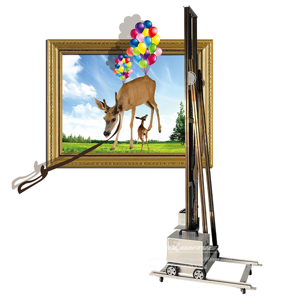 

3d wall printing machine vertical printer verticalwall painting printer direct to wall inkjet printer