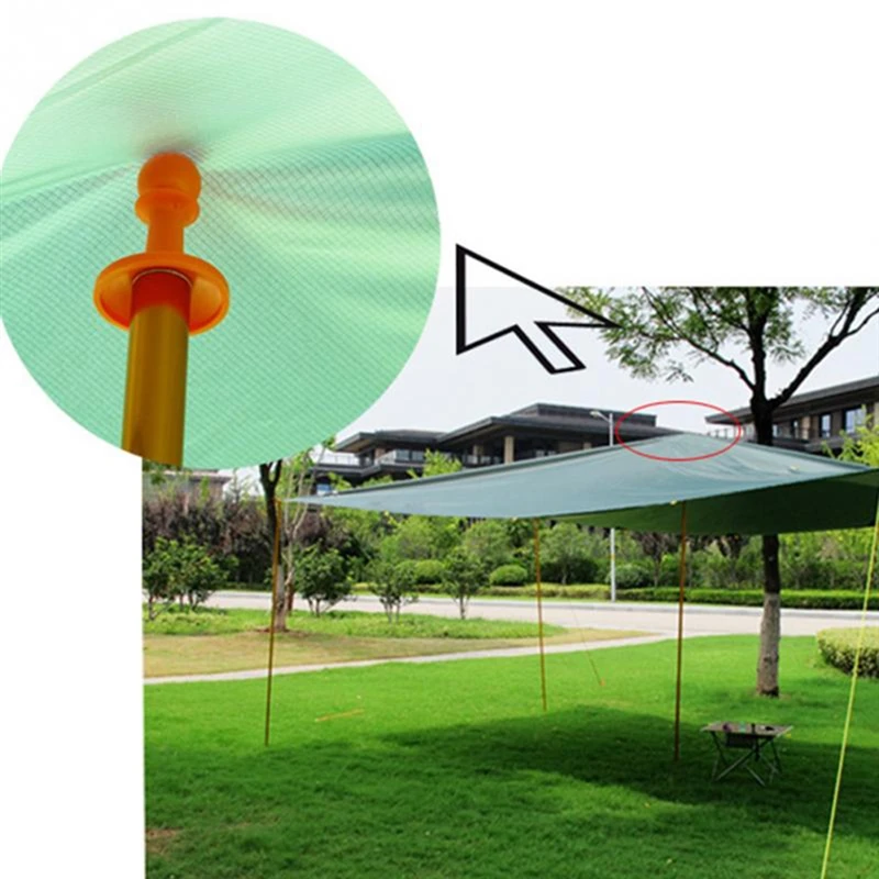 

4 pieces/set Anti Tent Lightning Cap Camping High Quality And Durable Safety Parasol Support Rod Lightning Protection Cover Hat