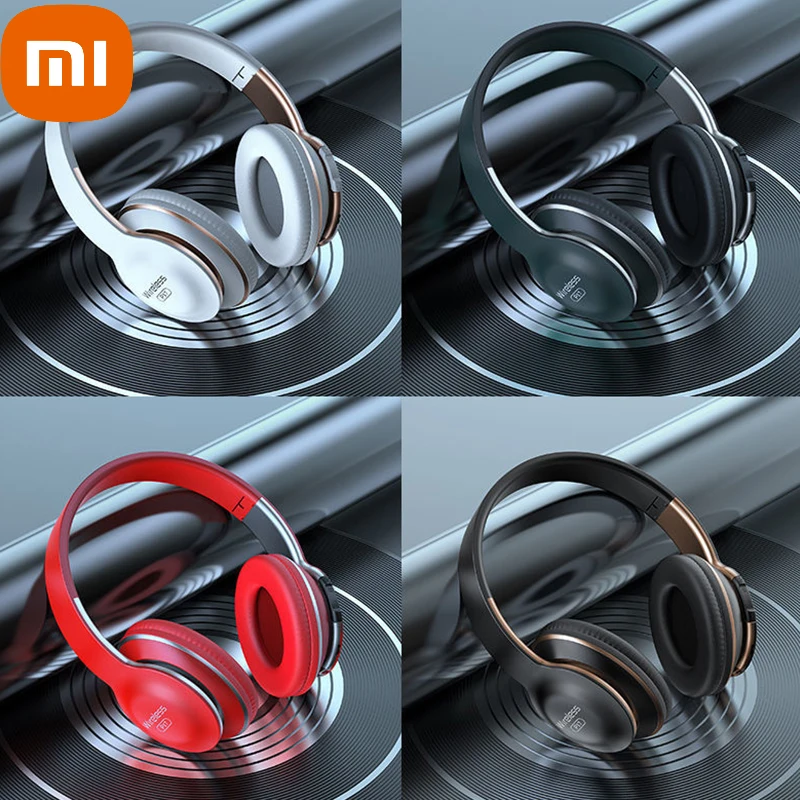 

XIAOMI Wireless Headset Bluetooth Earphone Stereo Headphone with Mic Earbuds Support TF Card for Iphone Samsung Phone Gifts