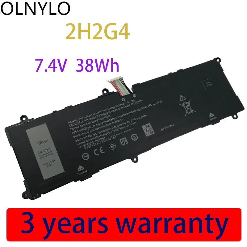

OLNYLO 7.4V 38wh 2H2G4 Original 2H2G4 Laptop Battery For DELL Venue 11 Pro 7140 21CP5/63/105 2217-2548