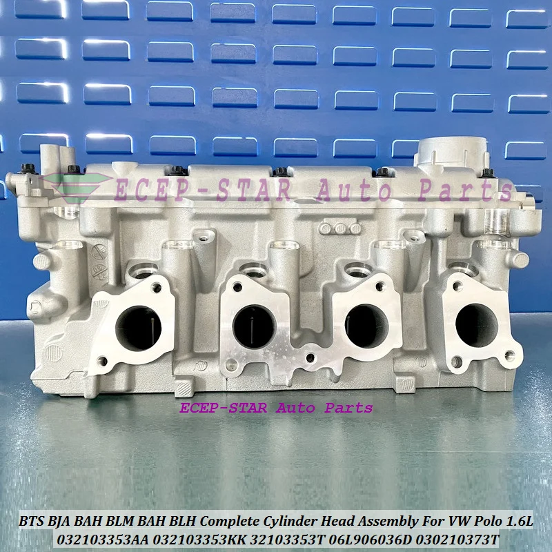 Фото BTS BJA BAH BLM BAH BLH Полная головка блока цилиндров в сборе для VW Polo 1.6L 06L906036D 032103353AA 032103353KK 32103353T 030210373T №2