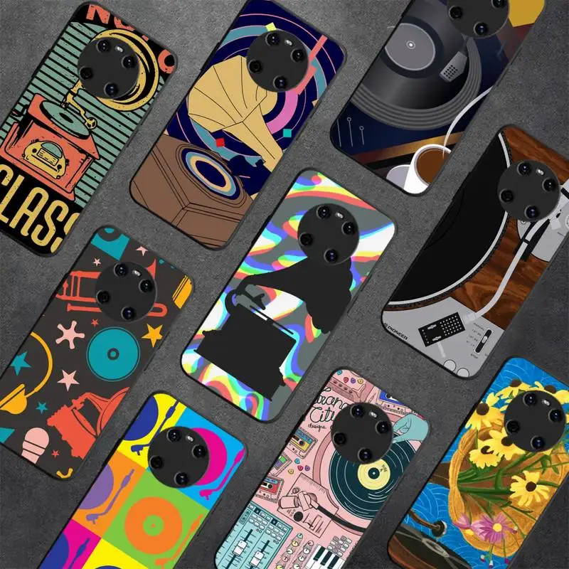 

phonograph Phone Case for Samsung A51 A30s A52 A71 A12 for Huawei Honor 10i for OPPO vivo Y11 cover