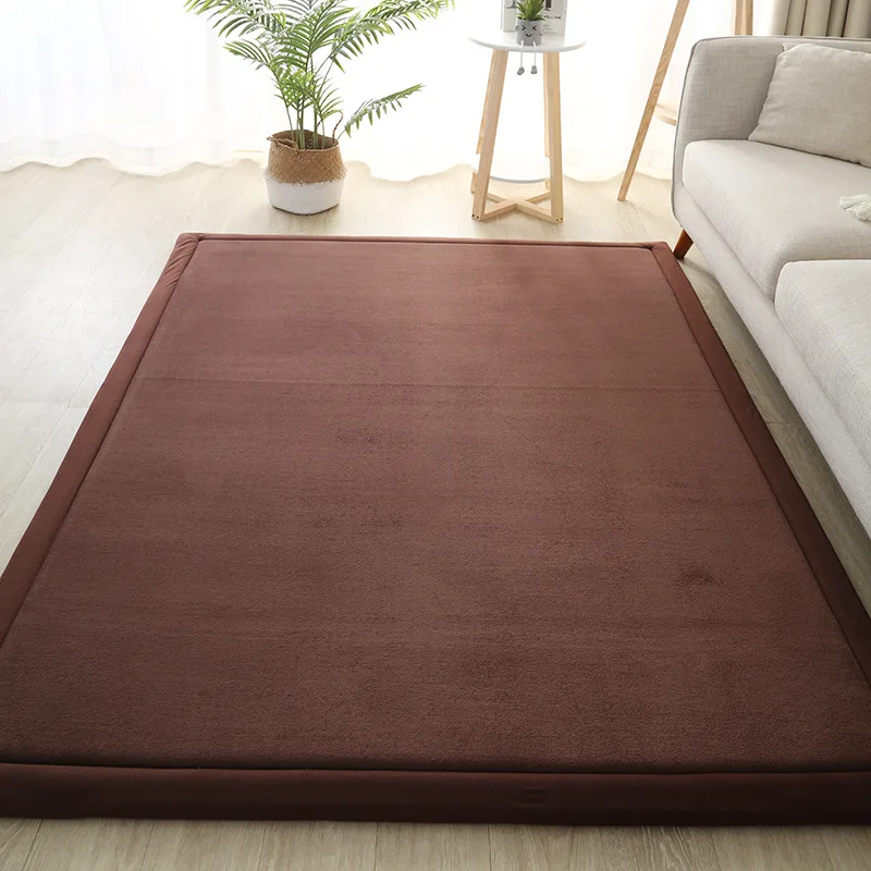 

Japanese style Thick Tatami Carpets baby Crawling Mat bedroom living room Large size carpet bedside Kids Antiskid soft Area Rugs