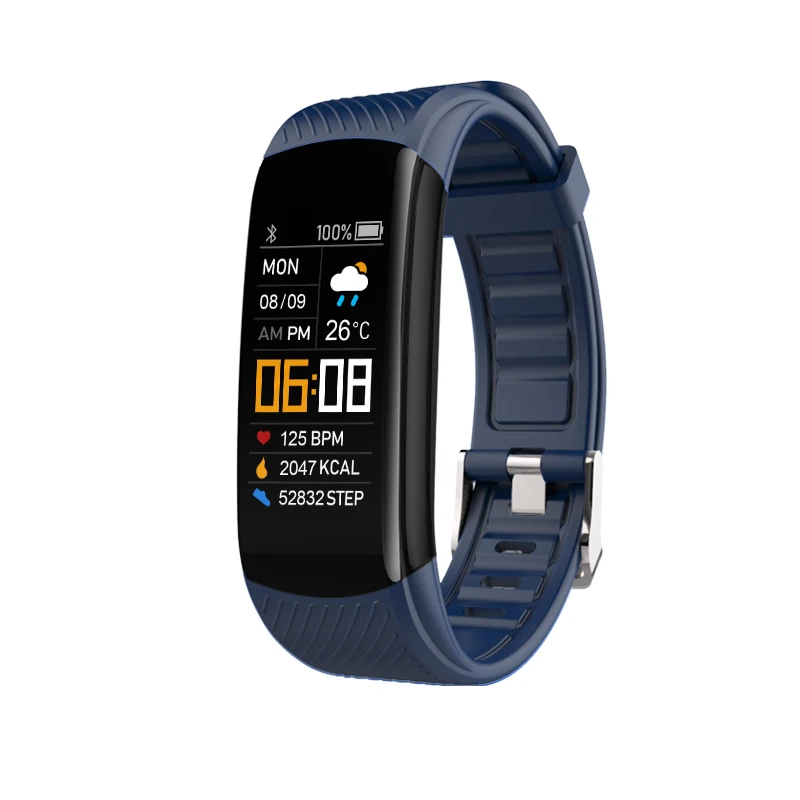

C5S Waterproof Smart Bracelet Fashion Smart Watch Passometer Adult Watch Fitness Tracker Sleep Tracker Message Reminder Calendar