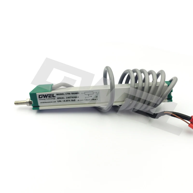 DWEL Миниатюрный датчик линейного перемещения с тягой LTM-10 мм до LTM-300