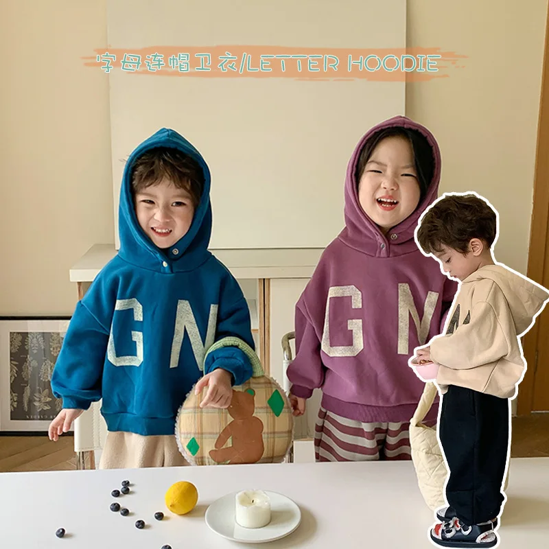 

Girls 2022 Autumn New Long-Sleeved Sweatshirt Baby Loose Children Korean Pullover Top