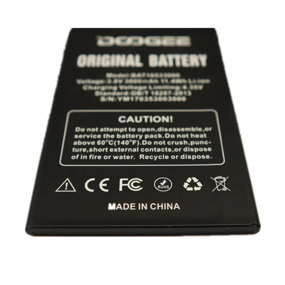 2023 Years BAT16533000 Orginal Battery For DOOGEE X9 pro X9pro 5.5inch 3000mAh Mobile Phone Batteries Bateria Batterij |
