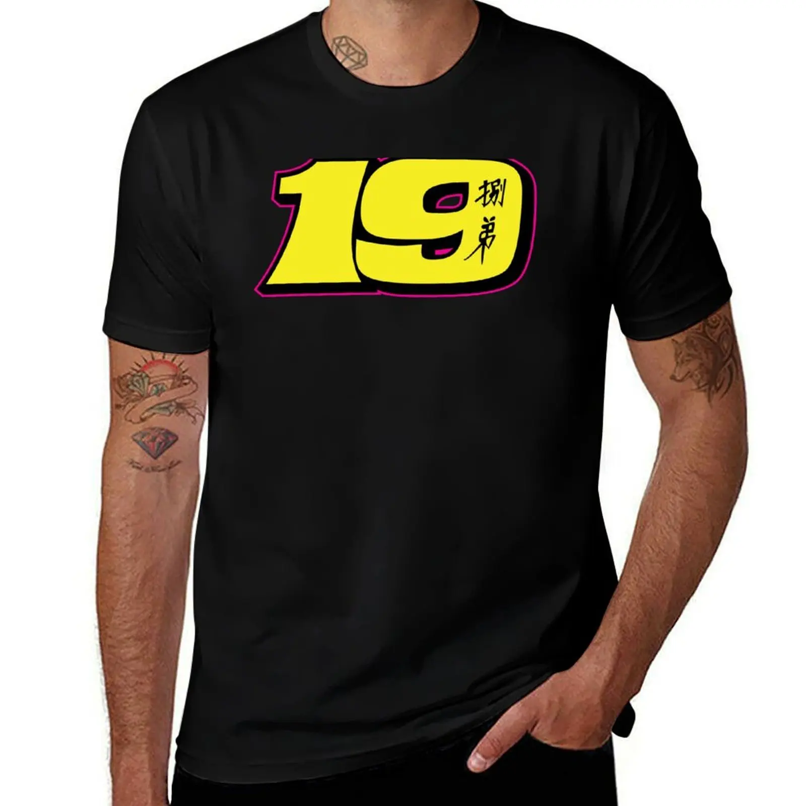 Фото Футболка Alvaro Bautista 19, мягкая и прочная хлопковая футболка №1