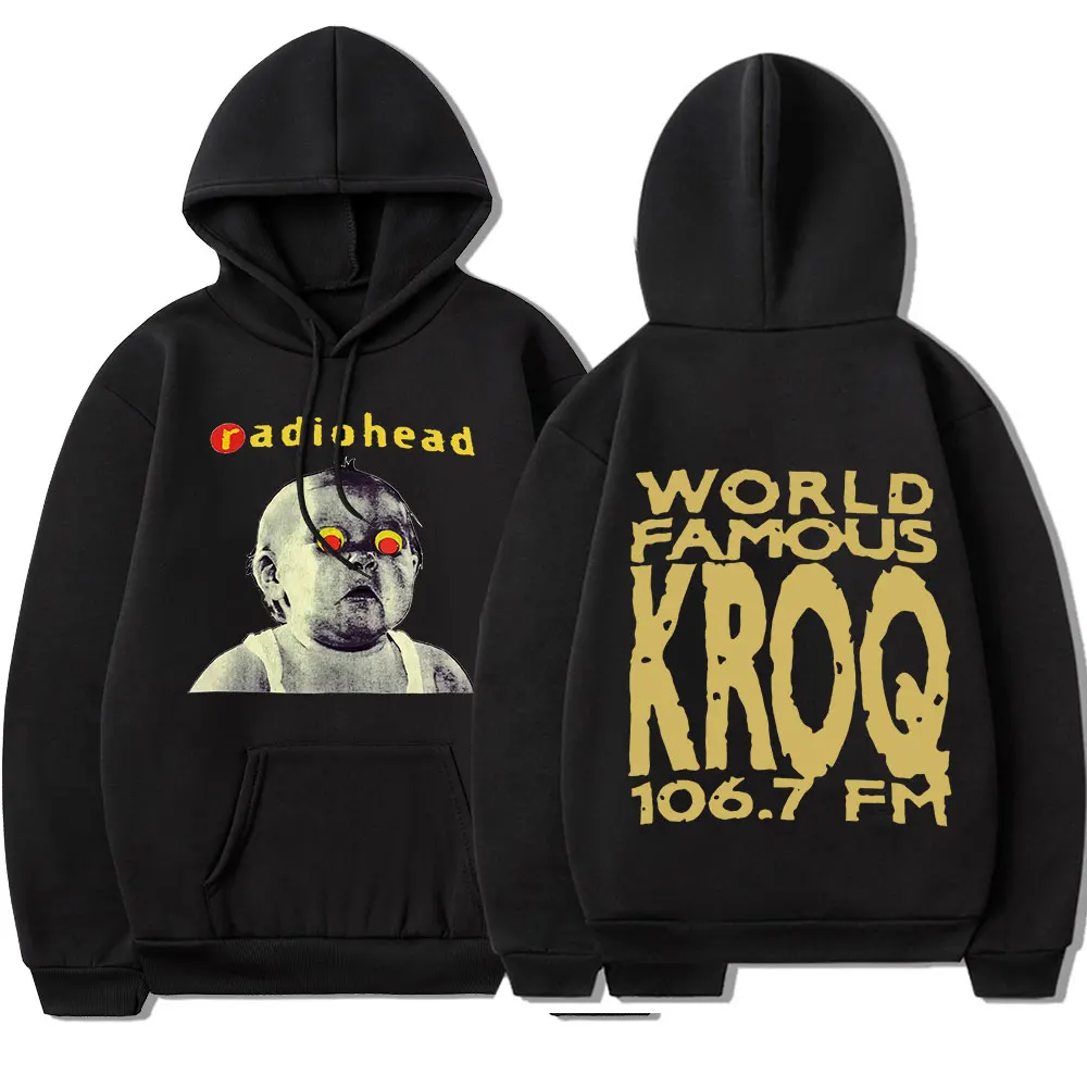 

Vintage Rare!! Radiohead Hoodie Pablo Honey Tour Music Hoodies Vintage Hip Hop Unisex Hooded Sweatshirt Pullover Streetwear