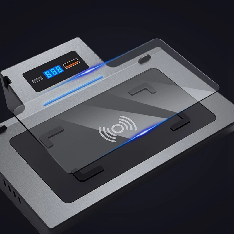 Автомобильное беспроводное зарядное устройство QI 15 Вт чехол для зарядки