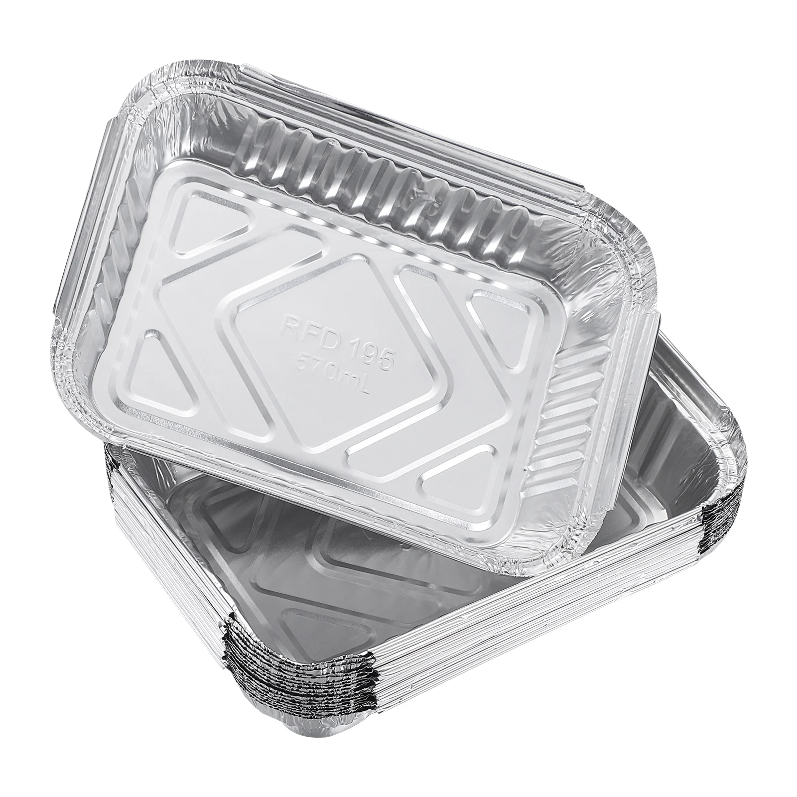 

30pcs Roasting Pans Drip Container Aluminum Tin Rectangular Tin Pans Aluminum Pans Aluminum Tray Tin