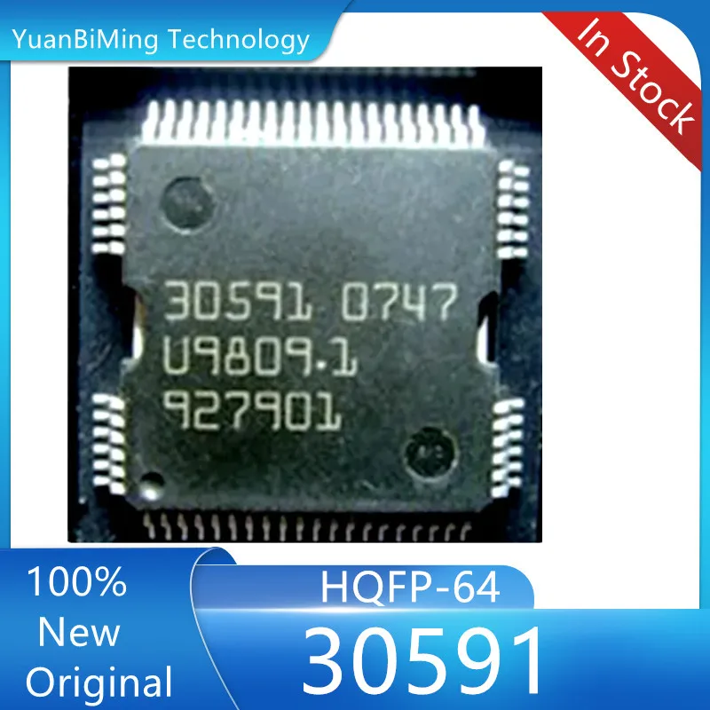 

5pcs/lot 30591 HQFP-64 EDC7 FOR Automotive diesel Car computer board power driver IC Chip