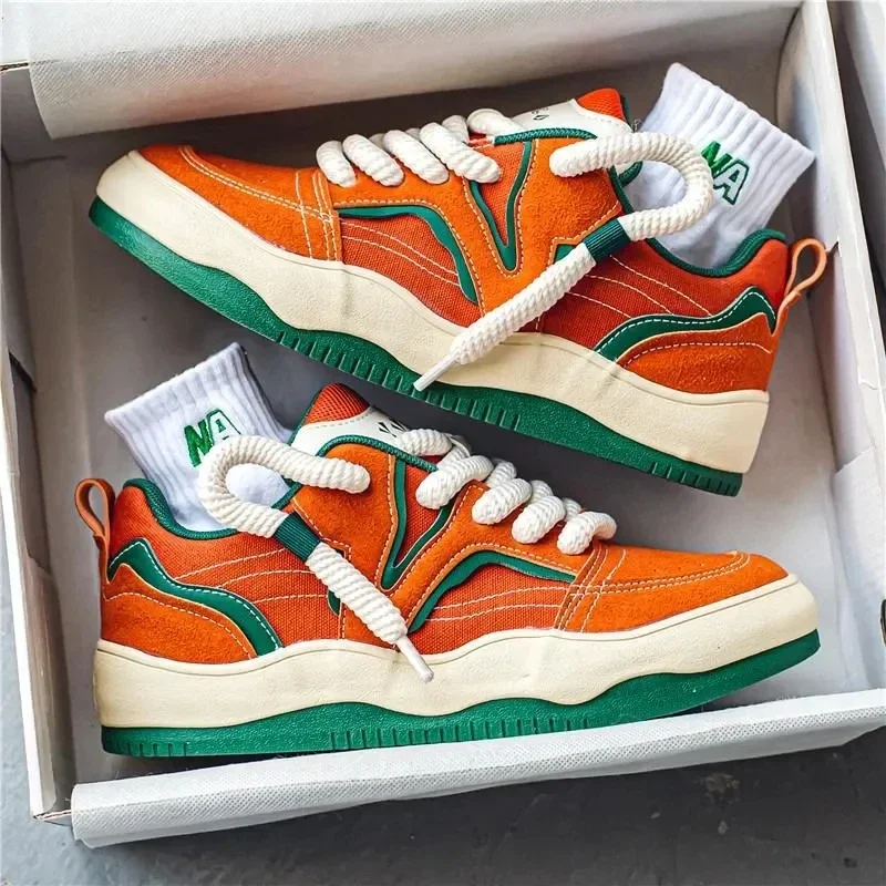 

Luxury Brand Men Canvas Sneakers Original Designer Fashion Sports Running Athletic Shoes Comfortable Platform Lace-up Footwear