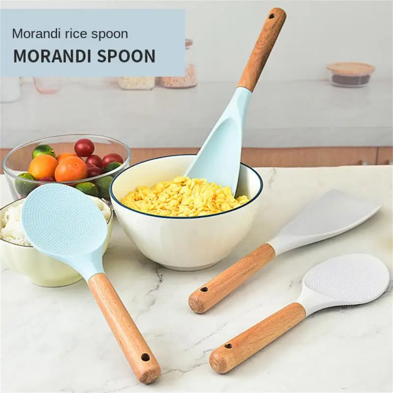 

Silicone Rice Spoon Silicone Ladle Sushi Rice Paddle Tablespoon Ice Cream Scoops Sushi Paddle Rice Serving Spoon Japanese Spoon