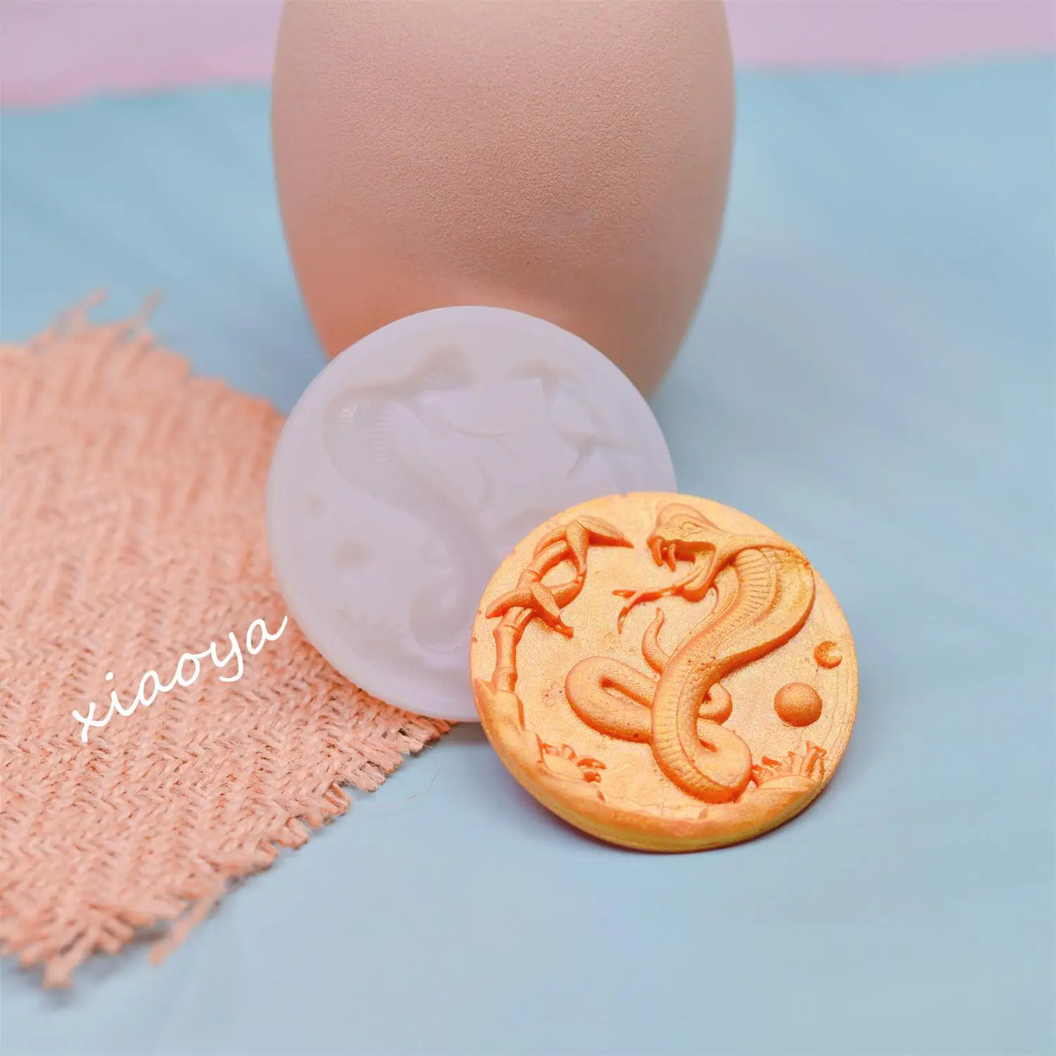 

DIY Snake Silicone Mold Cake Animal JewelCookies,resin,snake fondant polymer clay flxible icing chocolate mold