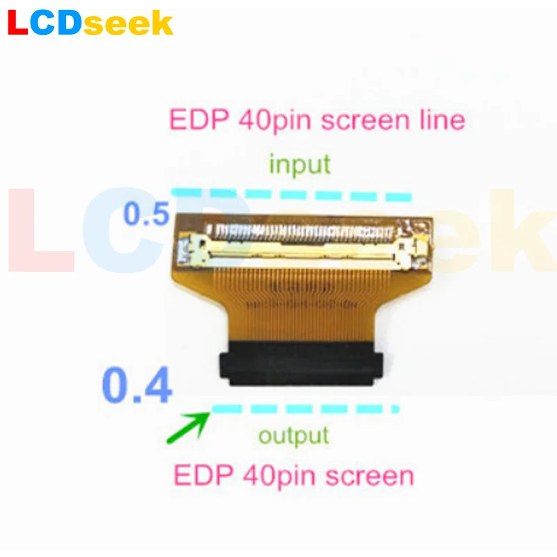 Новый светодиодный экран EDP от 30 pin до 40pin/от 40 конвертер кабель шнур адаптер