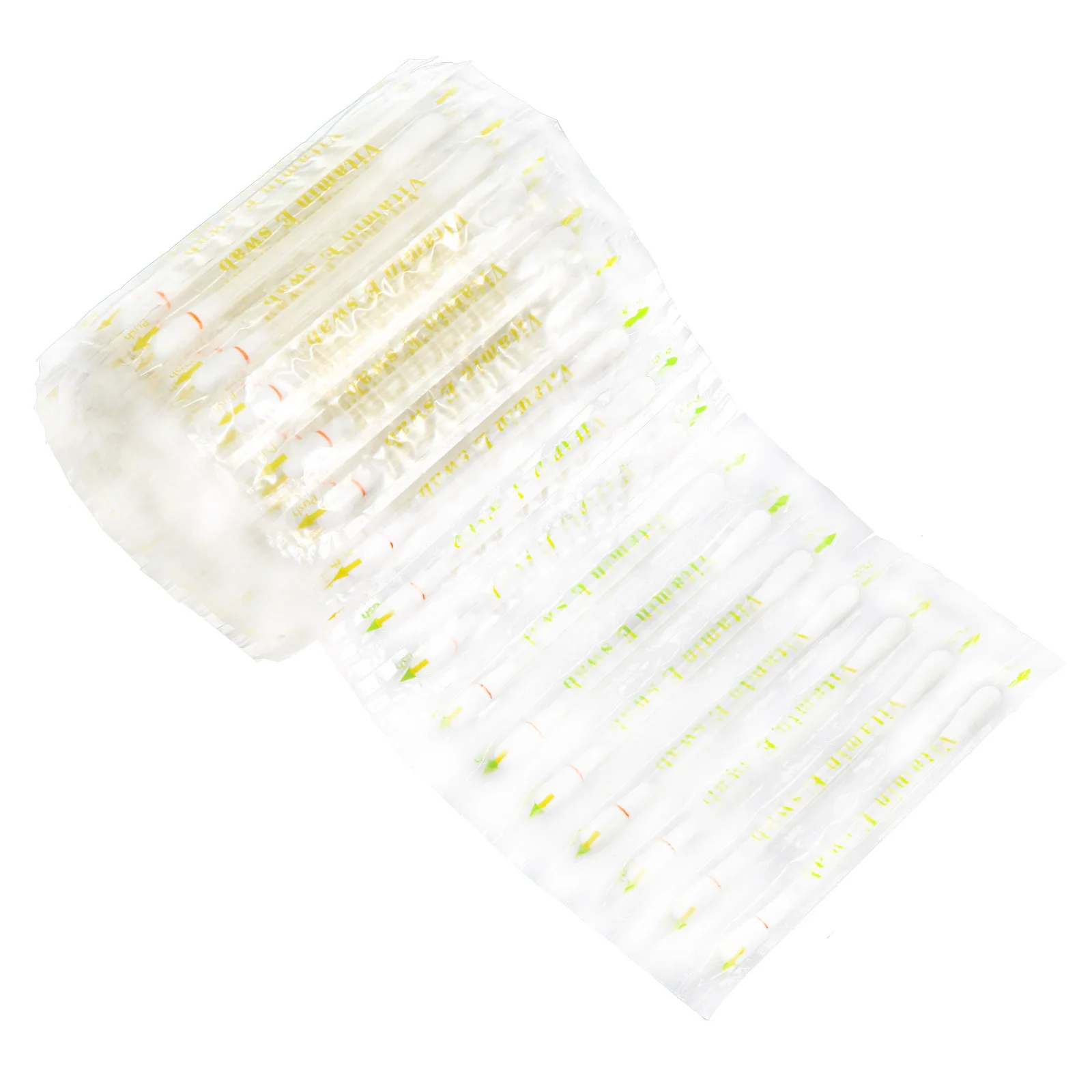 

100pcs Vitamin E Applicators Cotton Swabs for Lip Gum Skin Care 8x0 5cm