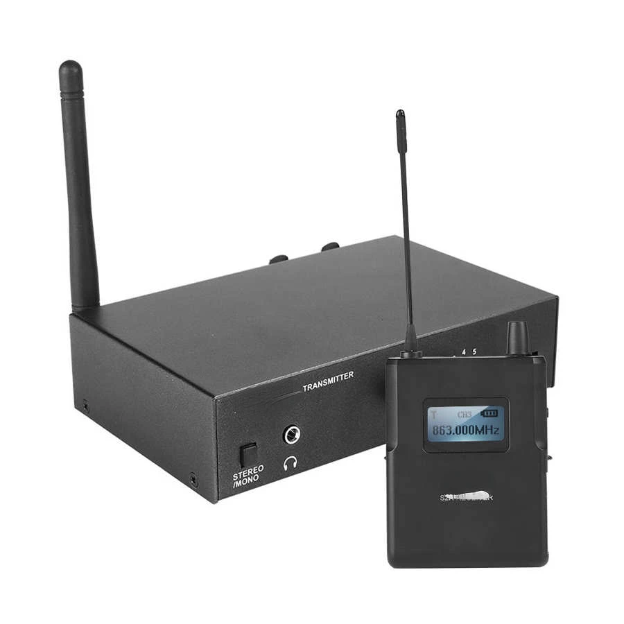 

Беспроводной внутриканальный монитор для ANLEON S2, сценическая система 561-568Mh / 526-535 МГц/670-680 МГц, приемник передатчика, мониторинг 100-240 В
