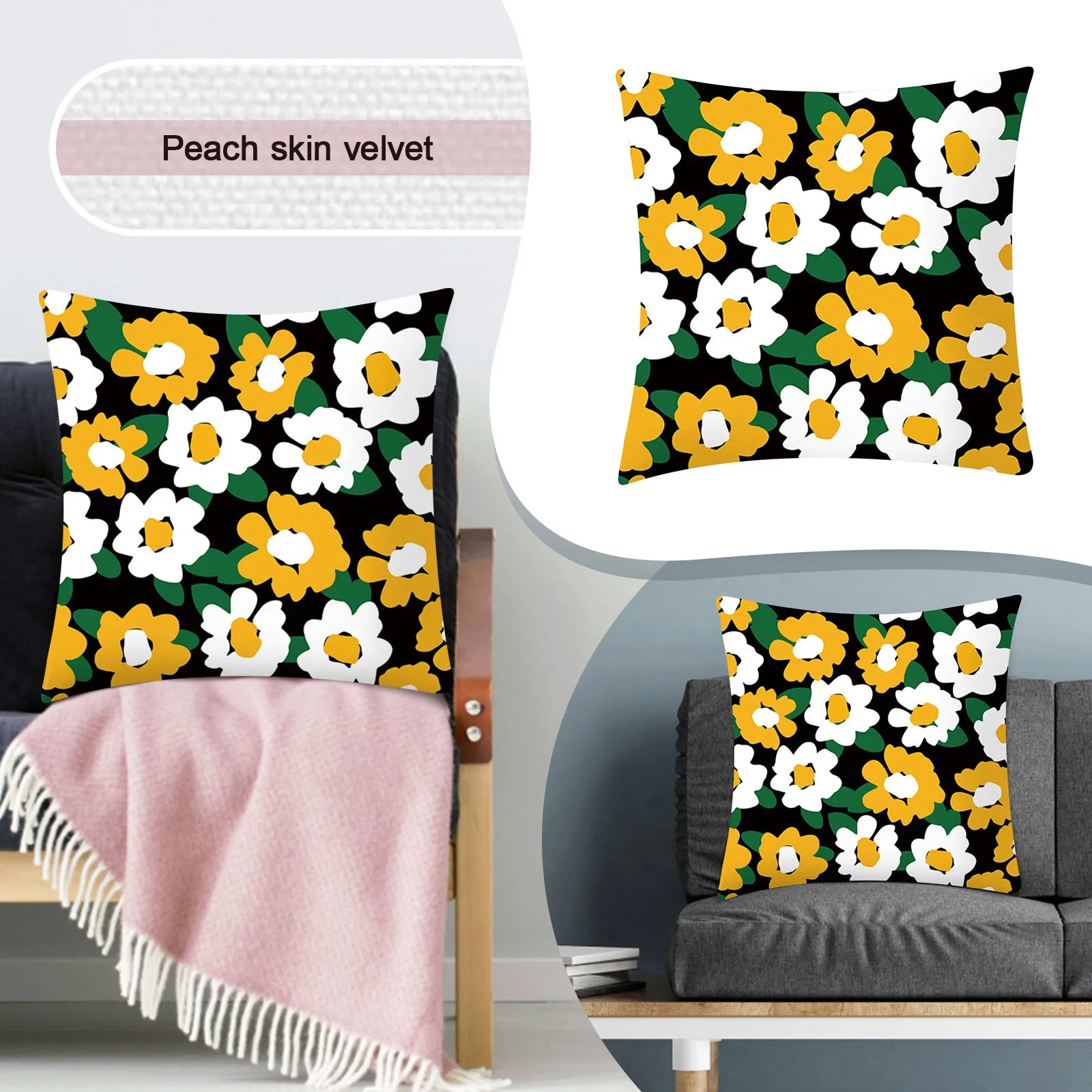 

Pillowcase Modern Pillowcase Decorative Outdoor Linen Square Pillowcase For Sofa Sofa Beds And Cars 18x18 Inches (45 X 45 Cm)