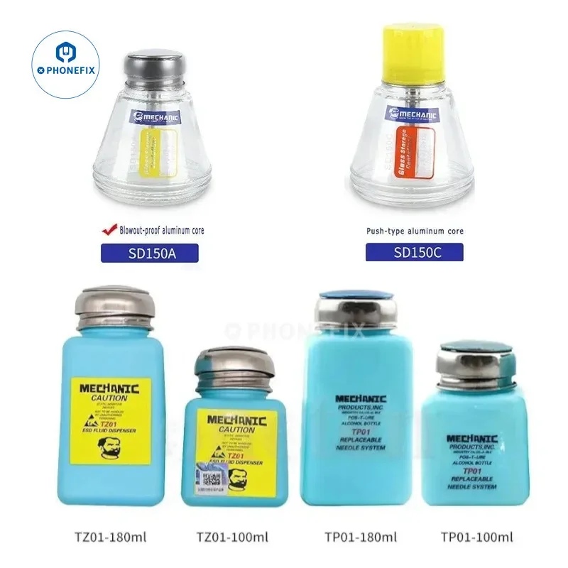 Бутылка для жидкости пресс-типа MECHANIC SD150/TZ01 антикоррозийный контейнер ремонта