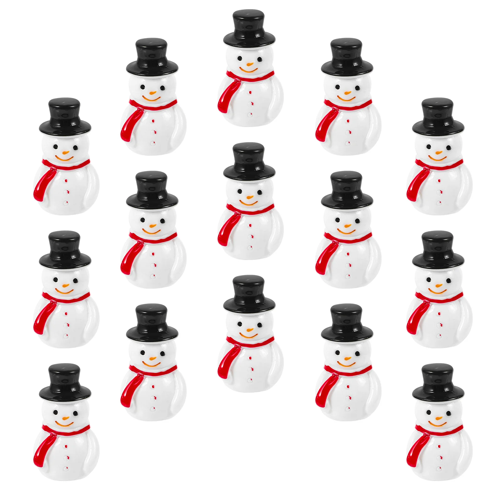 

20 шт., миниатюрные игрушки в виде снеговика