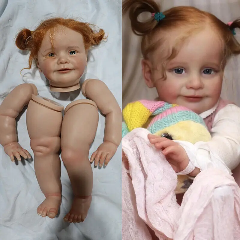 

FBBD Painted Kit By Artist Bebe Reborn Baby Doll ZOE 26'' With Hand-Rooted Hair Unassembled Kits Toys Gift Dolls For Girl Kids