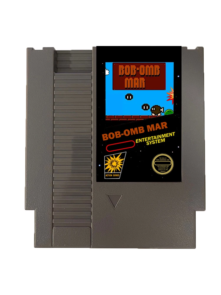Bob-Omb Mar NES Rom Hack — 8-битная 72-контактная игровая карта PAl/NTSC вЕРСИЯ США игровой