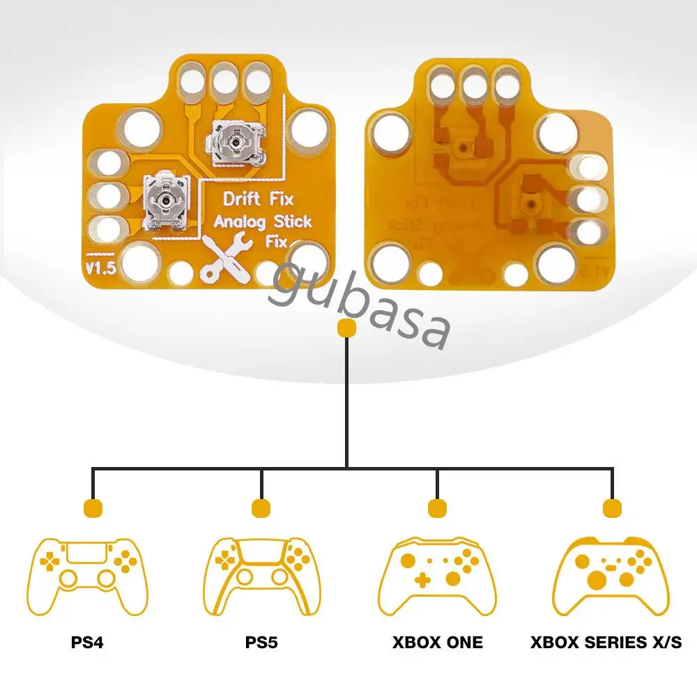 

1pc Controller Drift Fix Mod for Sony Playstation Dualshock 4 5 Controller Gamepad Repair Pcb Xbox Series X /S One Game Control
