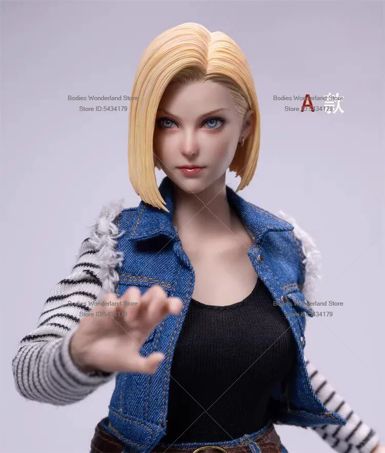 Фото VHTOYS VH001, масштаб 1/6, голова женской фигурки с короткими волосами и подвижными глазами, для 12-дюймовой куклы-солдата с светлой кожей №2