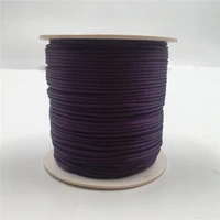 1mm dark purple 50meters macrame cord strong braided silk satin nylon rope diy making findings beading thread wire