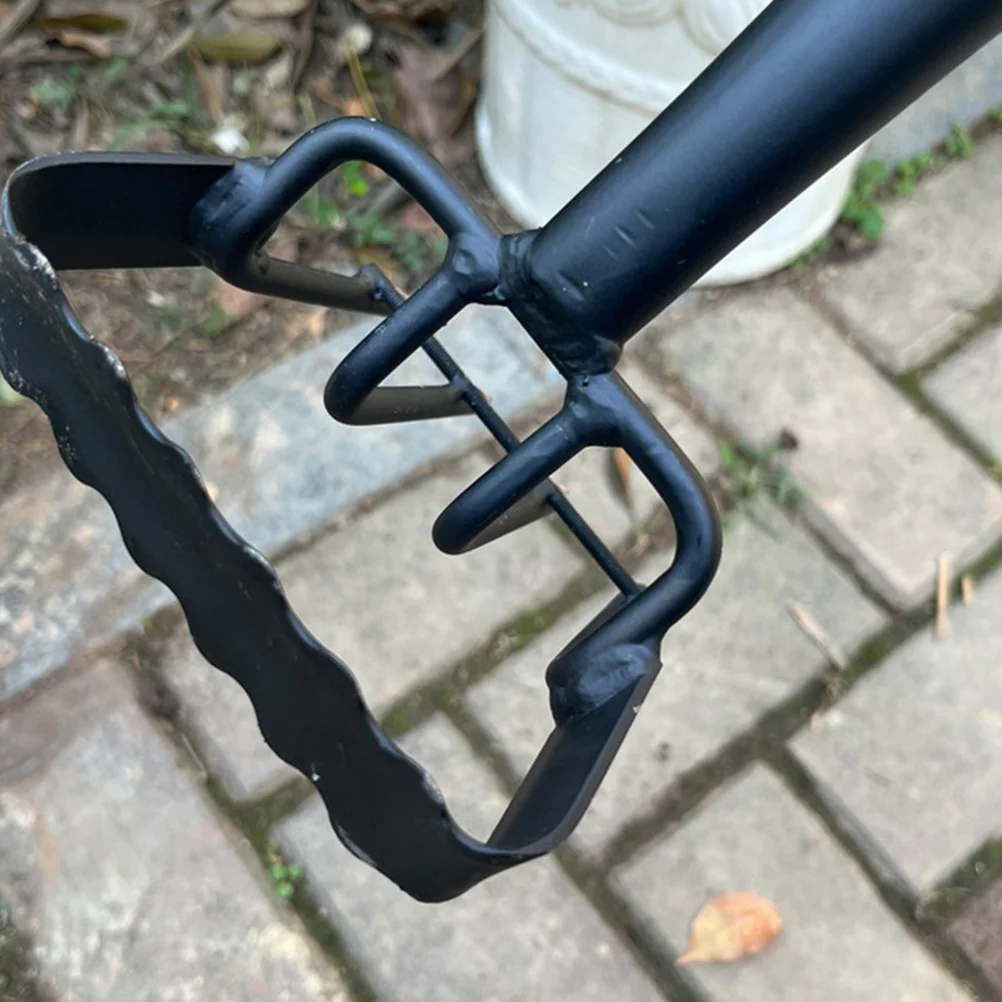

Gardening Rake Small Hand Rake Metal Garden Rake Wood Handle Leaf Hand Rake Gardening Tool