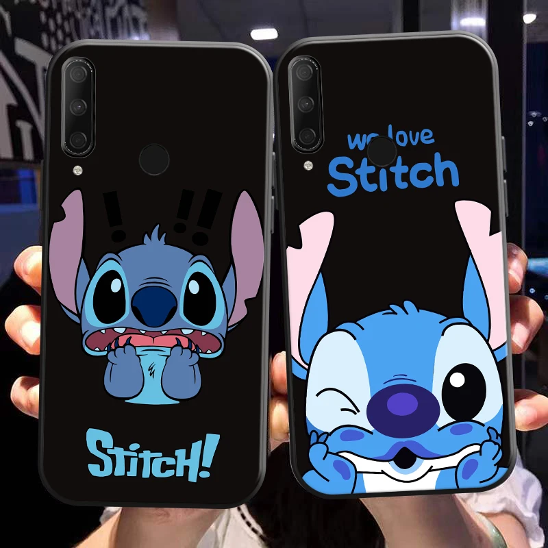 

Cute Cartoon Lilo Stitch For Huawei Honor 10X 9X Pro Lite Phone Case For Honor 8X Liquid Silicon Funda Coque Carcasa
