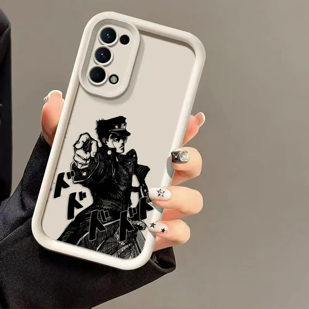 Фото Anime JoJos B-Bizarre A-Adventure Cover Phone Case For Samsung A07 A24 A34 A50 A03S A04E A05 A05S A06 A12 M36 M54 NOTE 20 Case №4