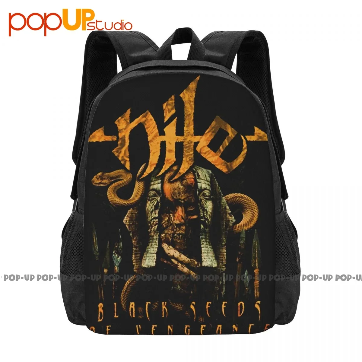 Рюкзак большой емкости с принтом черного Нила персонализированная школьная